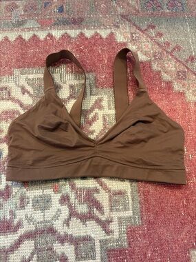 Women's Spanx Bralellujah Seamless Brown Bralette - size M